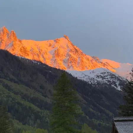 Chalet Semi Detached For 8 With Balcony & Garden Chamonix