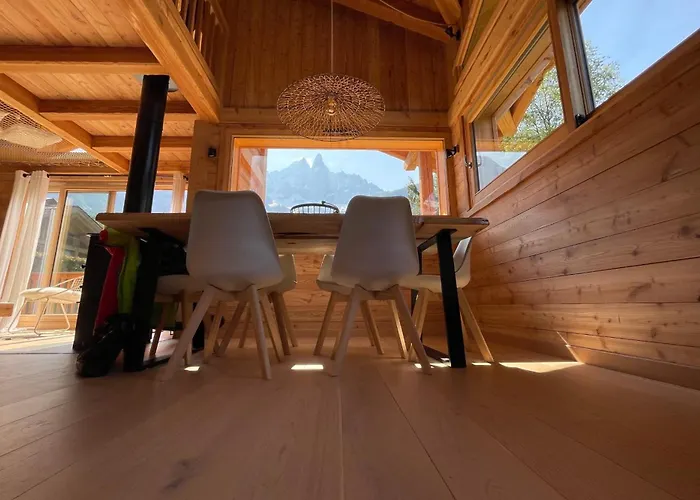 Semi Detached For 8 With Balcony & Garden Alpesi faház Chamonix