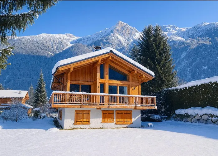 Alpesi faház Semi Detached For 8 With Balcony & Garden Chamonix